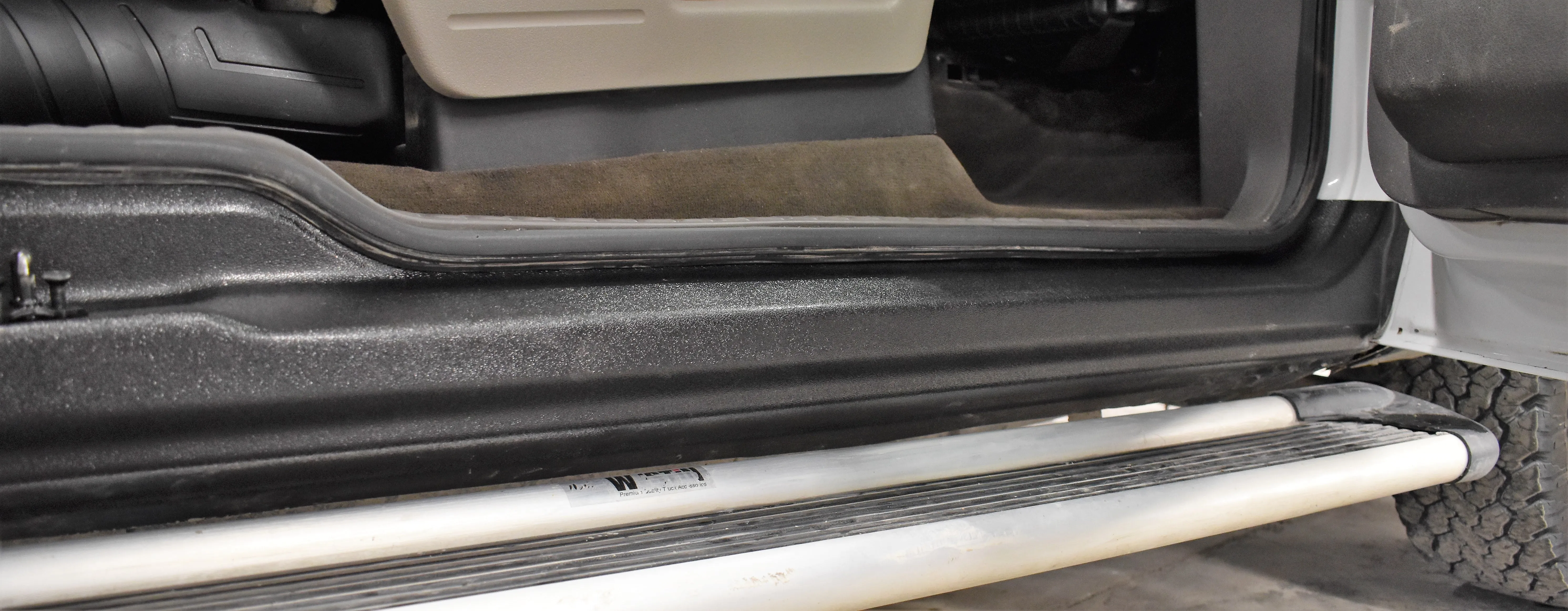 '09-'14 F-150 SuperCab Cab, Slip On Rocker Panel   Cab Corner Cover