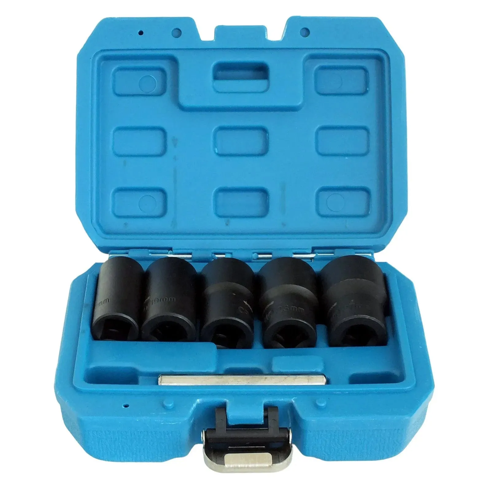 1/2" Dr. Grip & Twist Socket Set | 6pc Locking Wheel Nut Removers for Damaged Rounded Bolts