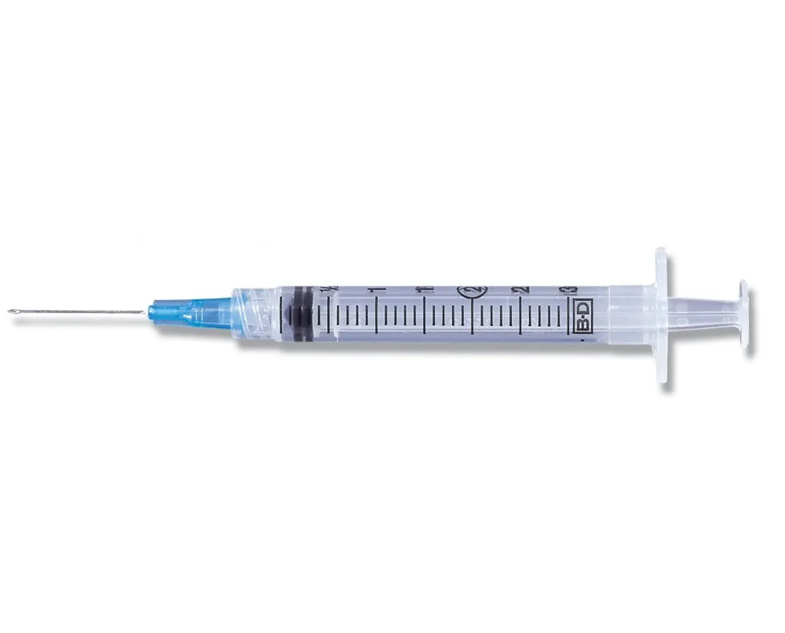 1mL | 21G x 1" - BD Slip-Tip Tuberculin Syringe with Detachable Needle | 100 per Box