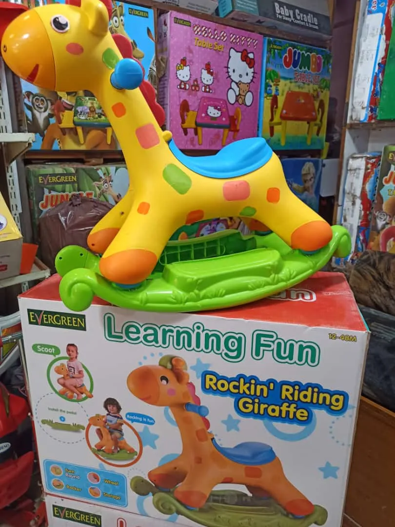 2-in-1 Rocking & Riding Giraffe – Fun & Interactive Toy for Kids
