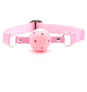 2407DL      Pink Beginner’s Fantasy Breather Drool Gag