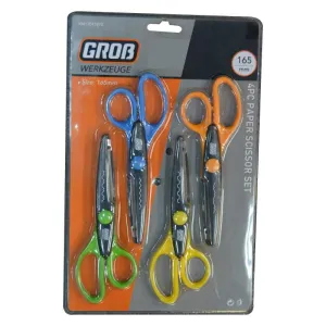 4 Piece Paper Scissor Set GT1970