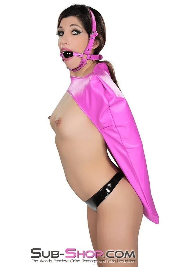 4739RS      Hot Pink Zippered Open Breast Armbinder Top
