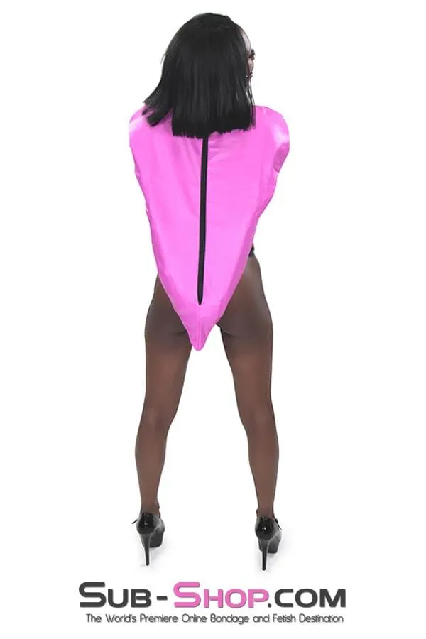 4739RS      Hot Pink Zippered Open Breast Armbinder Top