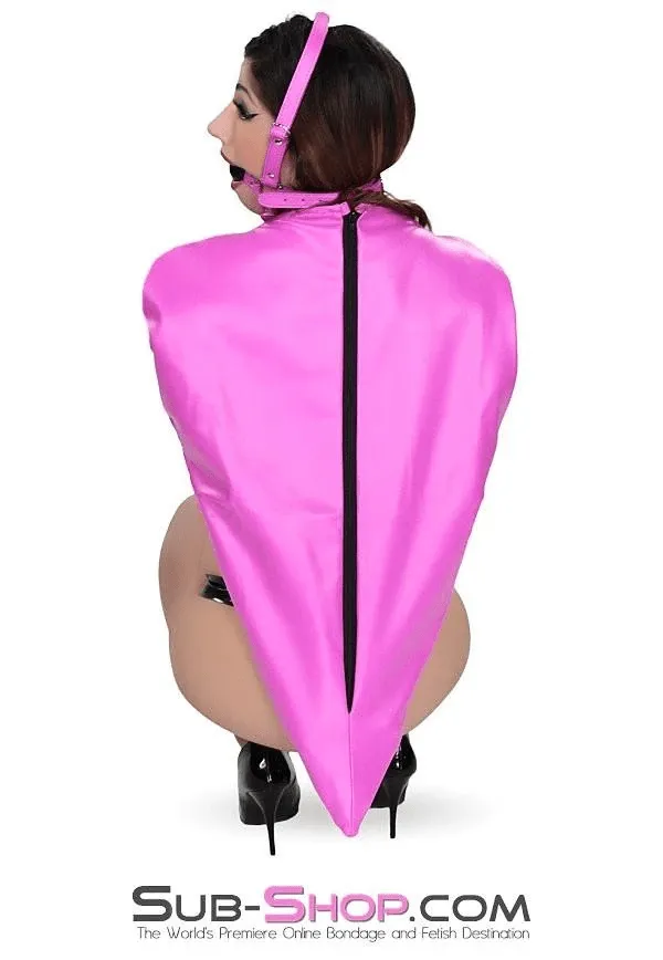 4739RS      Hot Pink Zippered Open Breast Armbinder Top