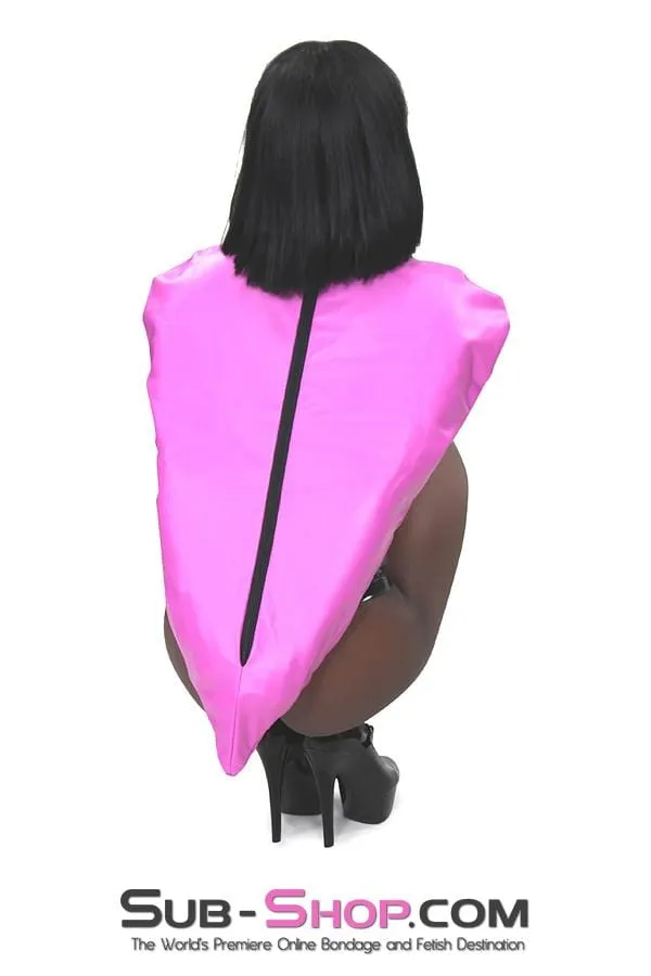 4739RS      Hot Pink Zippered Open Breast Armbinder Top