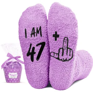 48th Birthday Gifts Ideas for Women - Socks for 48 Year Old Woman, 48th Birthday Gifts for Female, 48 Year Old Gifts for Her