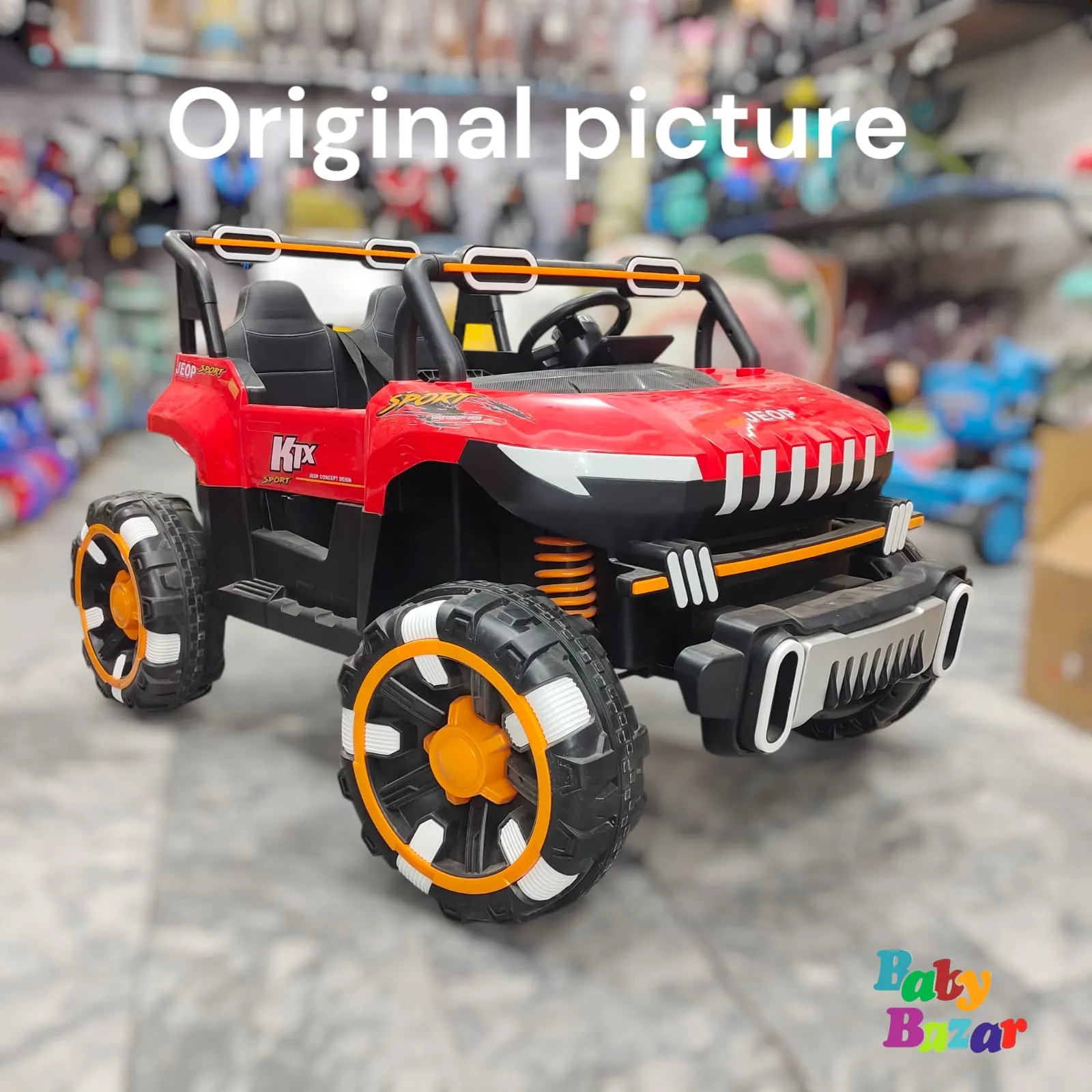 5 Motors Monster Off-Road Ride-On Jeep – Adventure Awaits