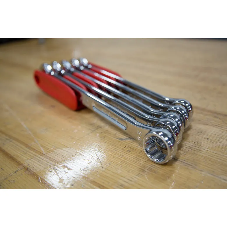 5-PC. Metric Combination Wrench Set - 12-PT.