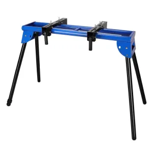 51" Miter Saw Stand with Sliding Rail and One-Piece Mounting Brackets - Lightweight & Portable