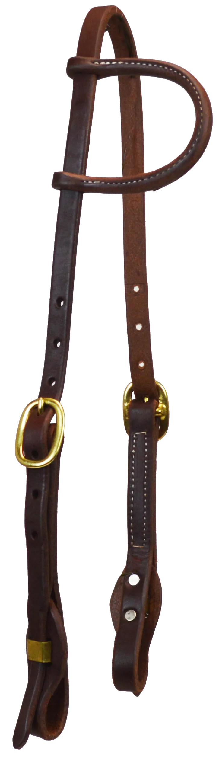 5/8" QUICK CHANGE SLIP EAR HEADSTALL (DARK OIL)
