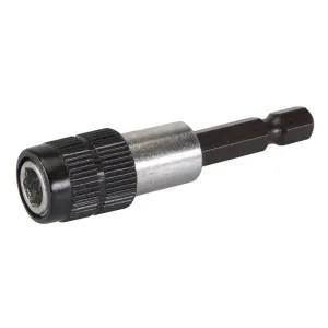 65mm - 1/4" Hex Magnetic Quick Release Bit Holder 868528 Silverline