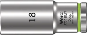 8790 HMB Deep 3/8" socket, 18 x 64 mm