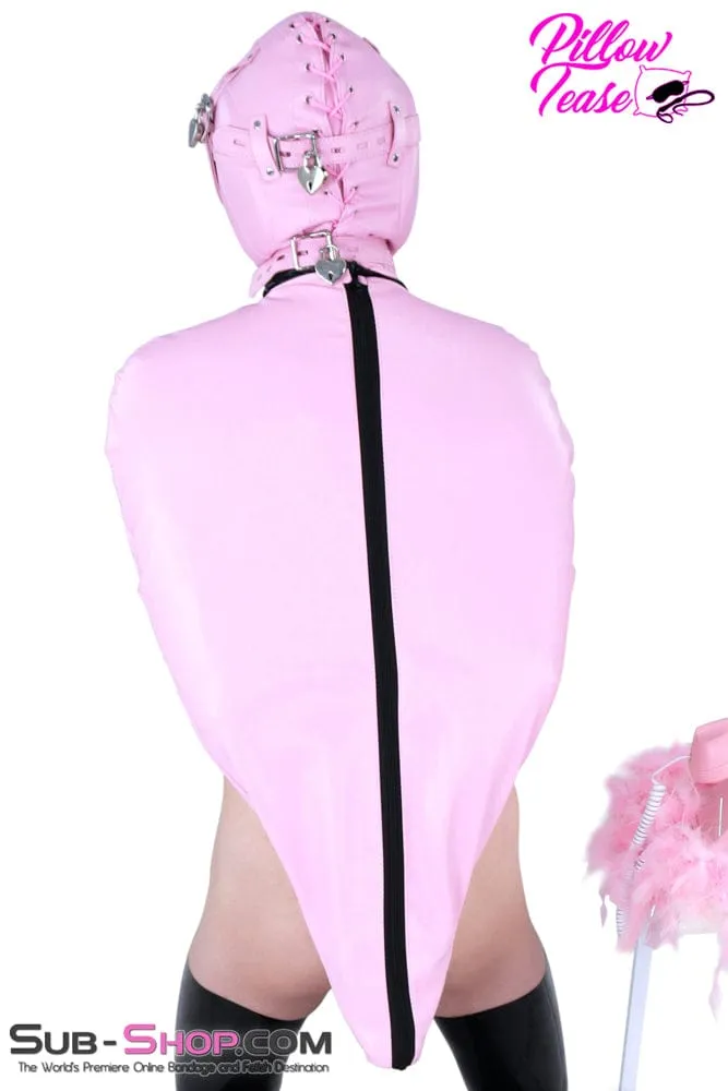 9787DL      Zippered Armbinder Top, Princess Pink