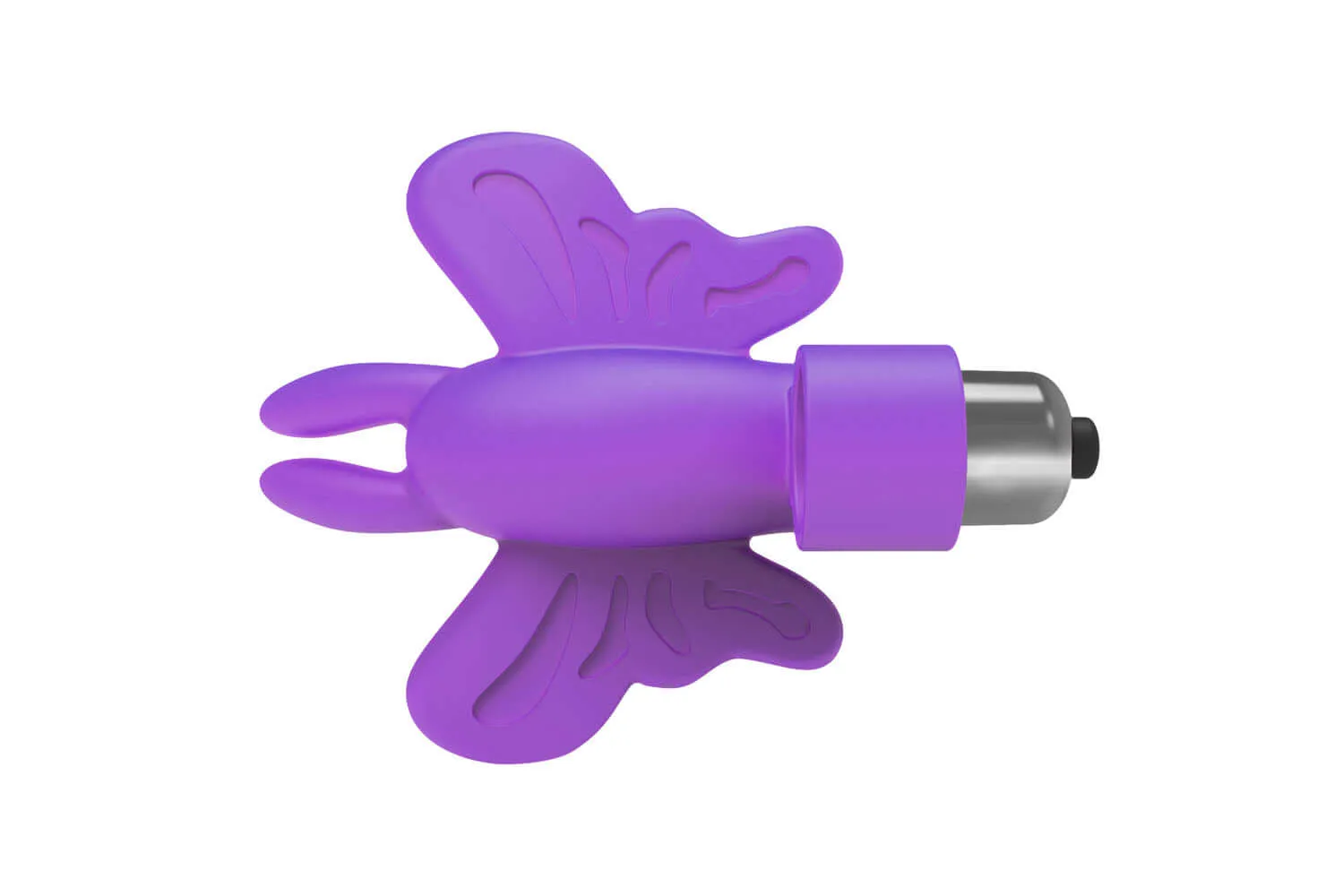 9's Flirt Finger Butterfly Finger Vibrator in Purple