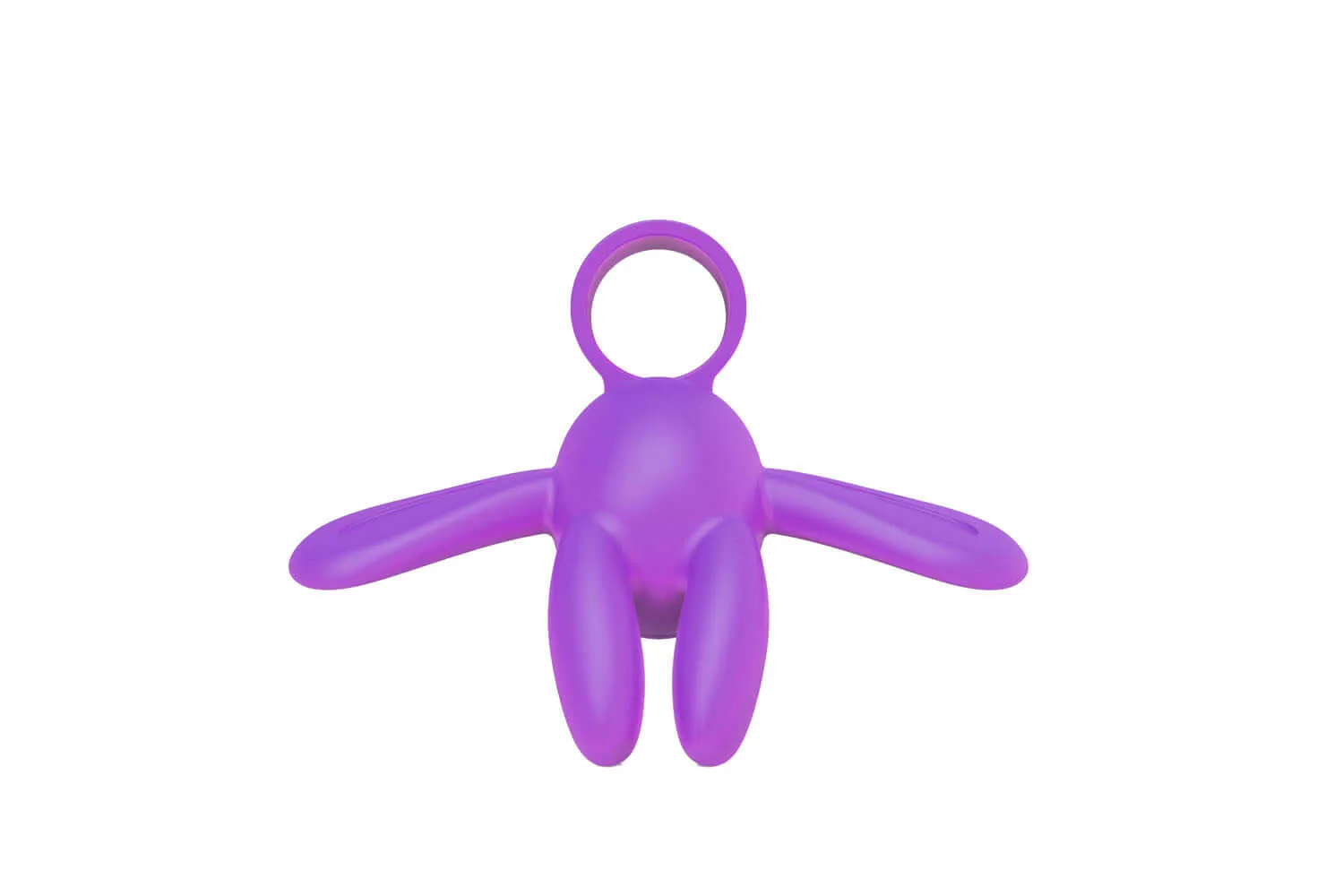 9's Flirt Finger Butterfly Finger Vibrator in Purple