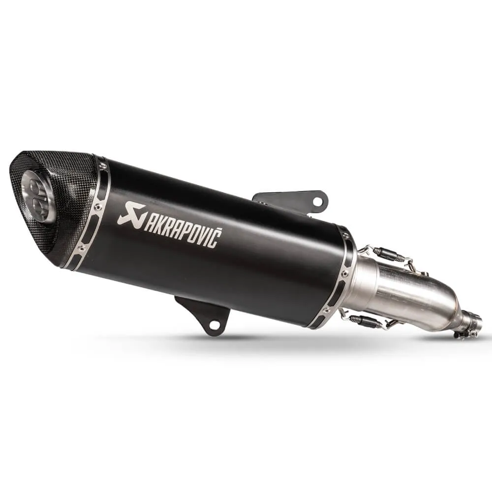Akrapovic SP Black Coated Titanium Sleeved Slip-On Kit S-H3SO8-HRSSBL