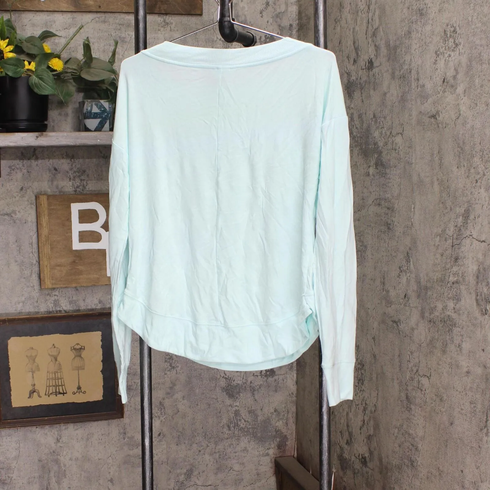 All In Motion Women's Super Soft Modal Sweatshirt 83817118 Aqua Green S