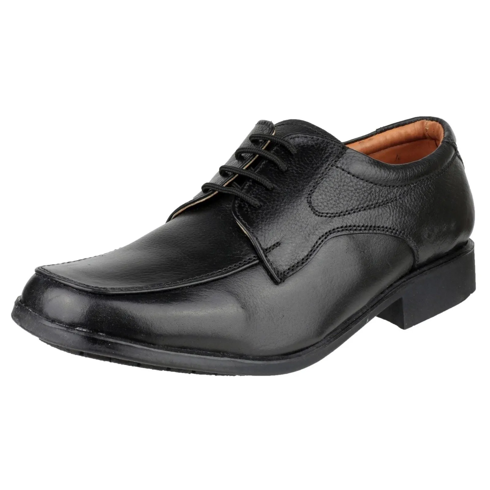 Amblers Mens Classic Shoes - Birmingham Gibson in Black, 6-12