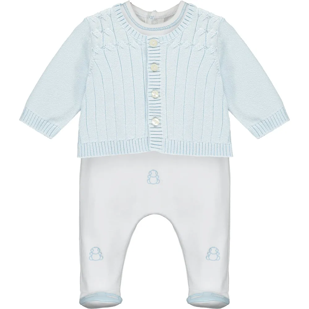 Archer Boys Babygrow & Cardigan Set