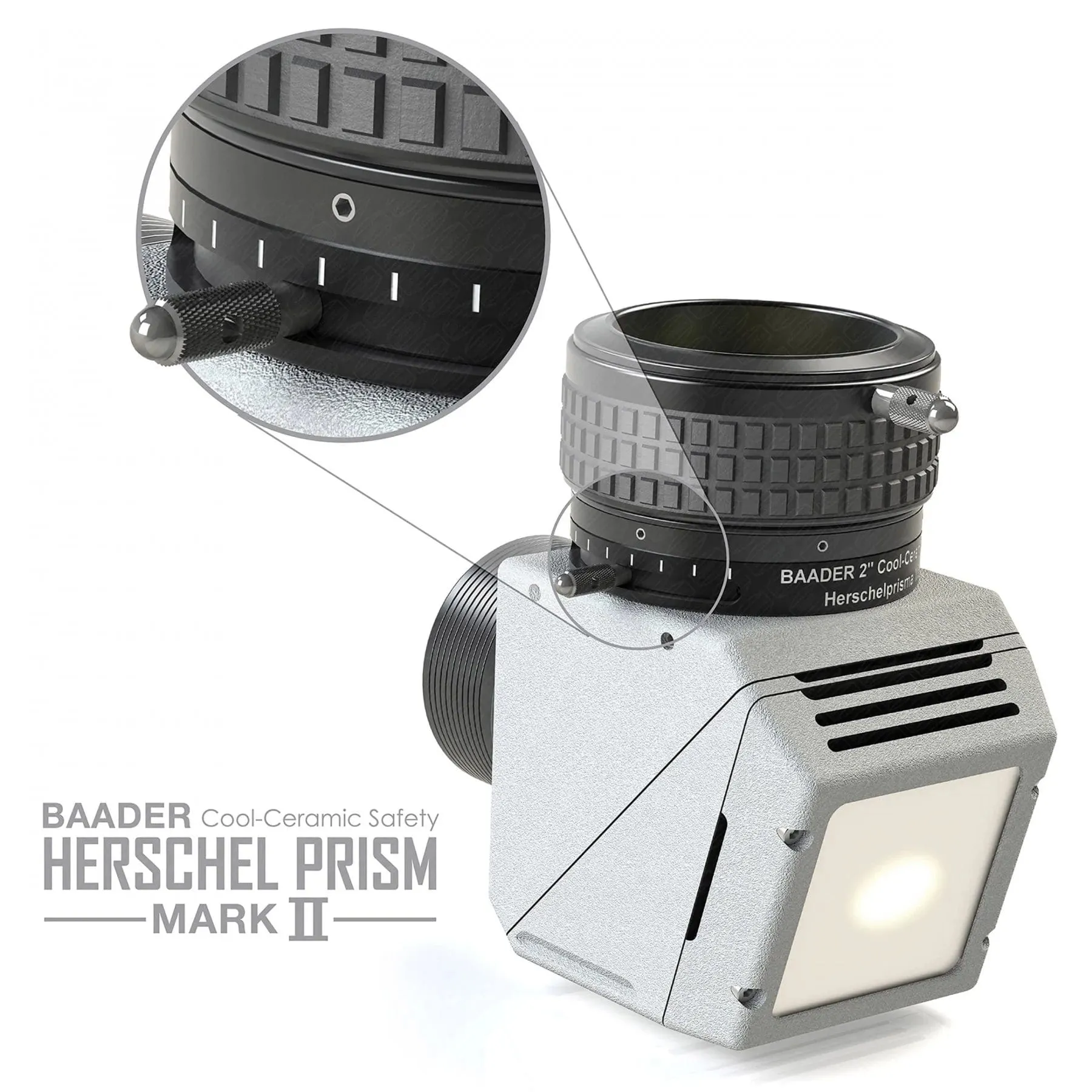 Baader Safety Cool-Ceramic Herschel Prism 2" Visual/Photo Version Mark II - 2956510V/P