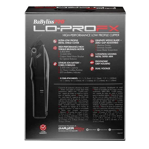 Babyliss Pro Lo PROFX High Performance Low Profile Clipper