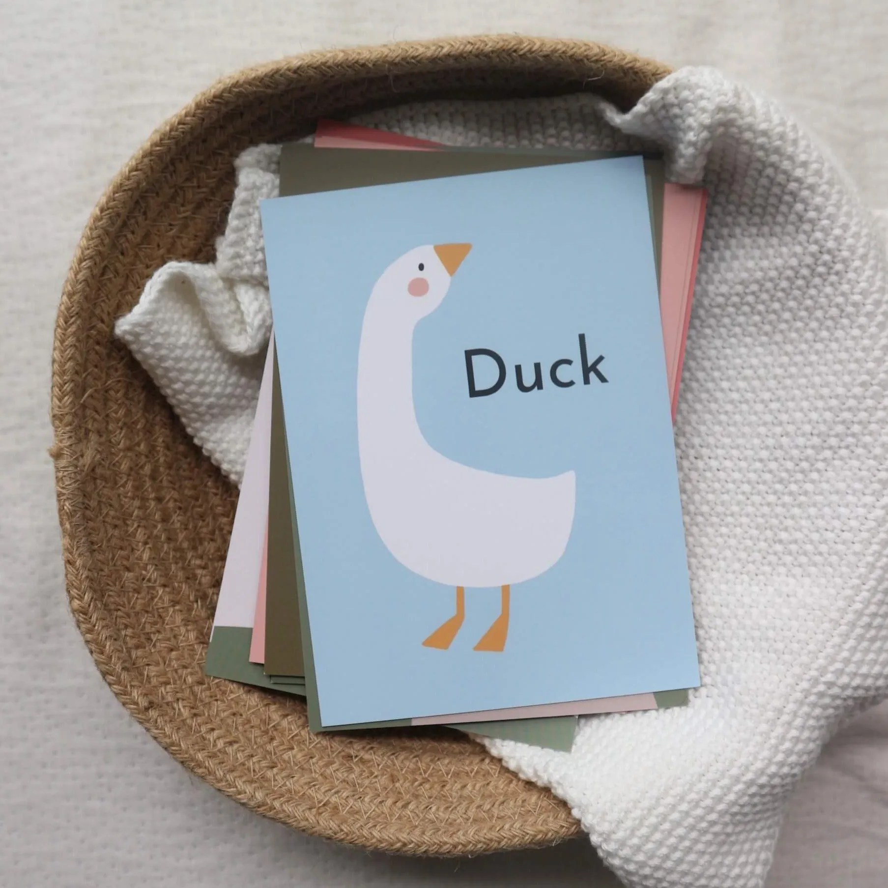 Baby's first words flash cards