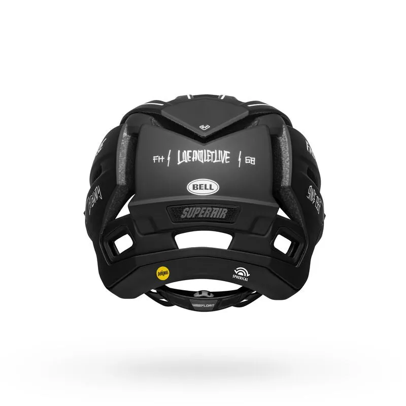 Bell Super Air R Spherical Helmet - Black/White