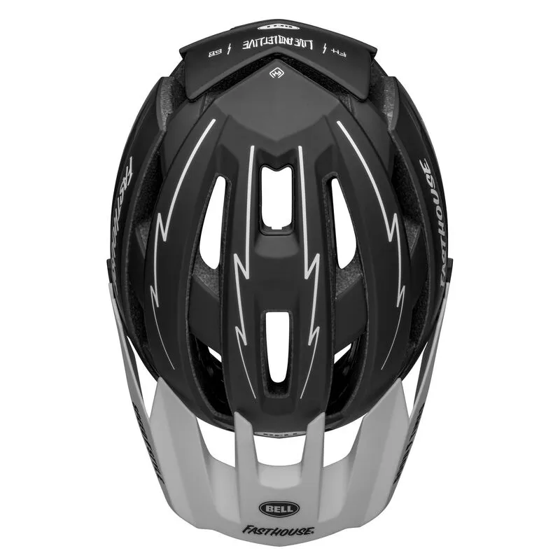 Bell Super Air R Spherical Helmet - Black/White