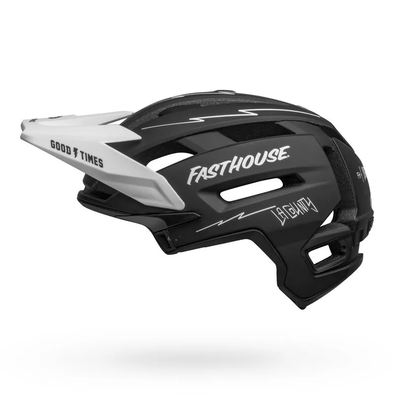 Bell Super Air R Spherical Helmet - Black/White
