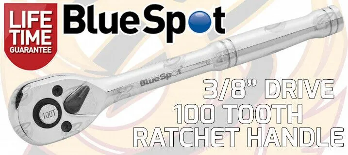BLUESPOT 17PCS 3/8" DRIVE 6 POINT DEEP SOCKET SET 6MM - 19MM