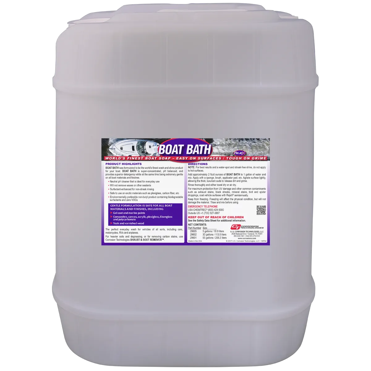 Boat Bath wash and shine boat soap