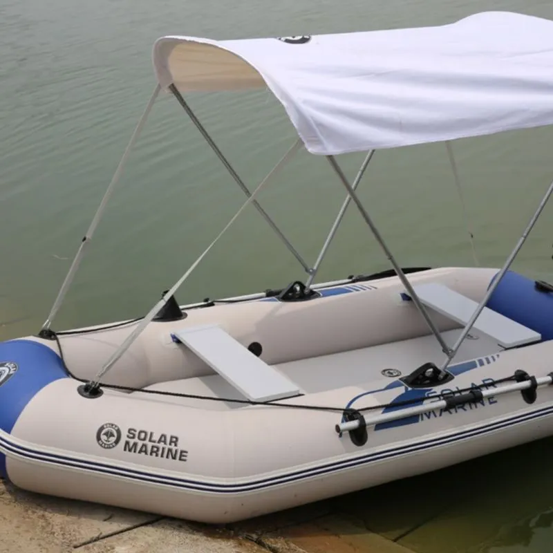 Boat Sun Shade Shelter For 2-4 Persons Inflatable Kayak Awning Canopy