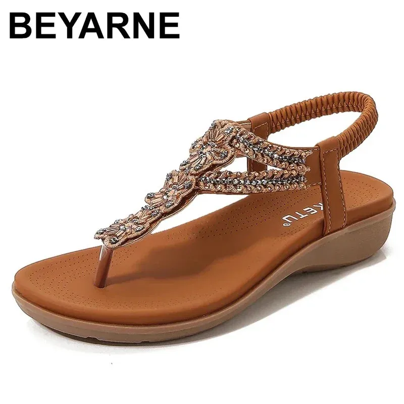 Bohemia Women Sandals Slip-on Flats Woman Beach Shoes Casual ladies Comfortable sandals