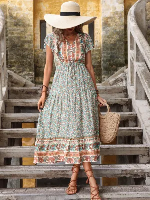 Cadena Maxi Dress - Green