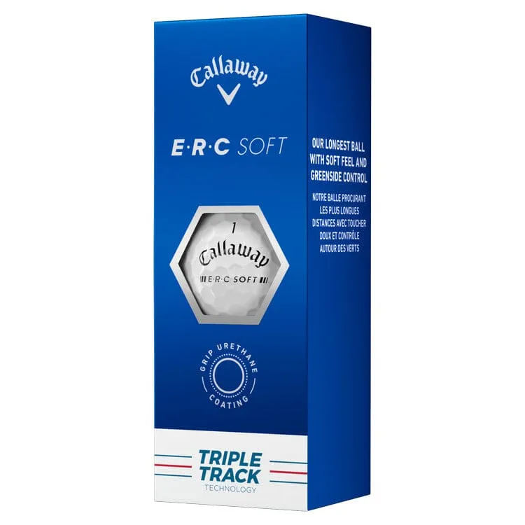 Callaway ERC Soft Triple Track White Golf Balls 12Pk