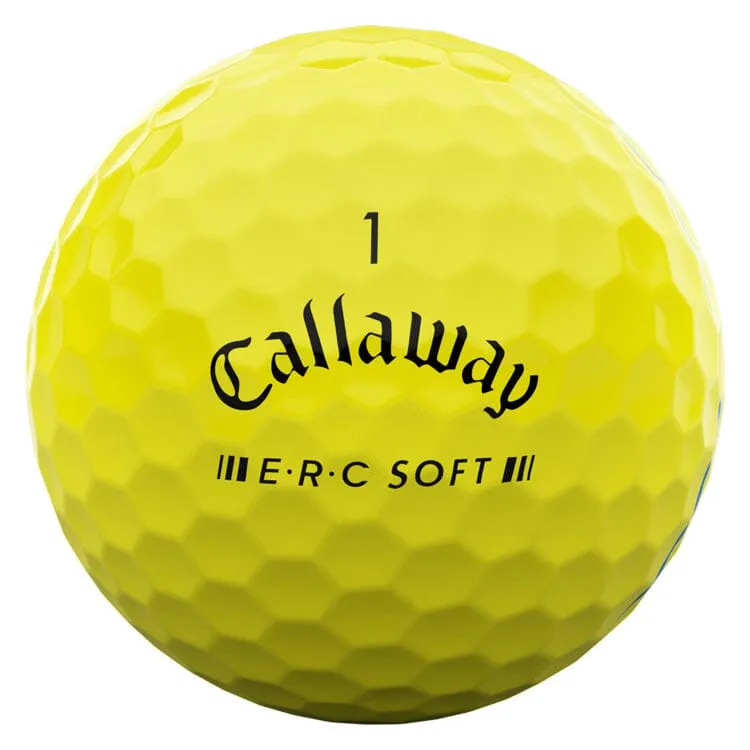 Callaway ERC Soft Triple Track Yellow Golf Balls 12Pk