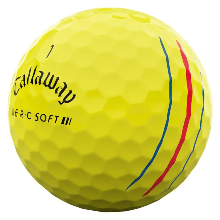 Callaway ERC Soft Triple Track Yellow Golf Balls 12Pk