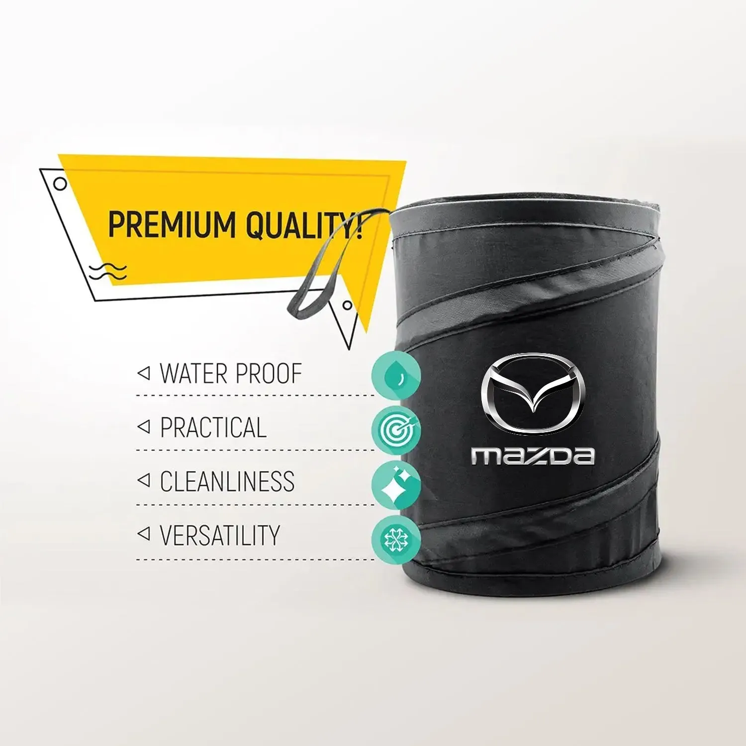 Car Trash Can, Portable Garbage Bin, Collapsible Pop-up Waterproof Bag, Waste Basket Bin, Rubbish Bin