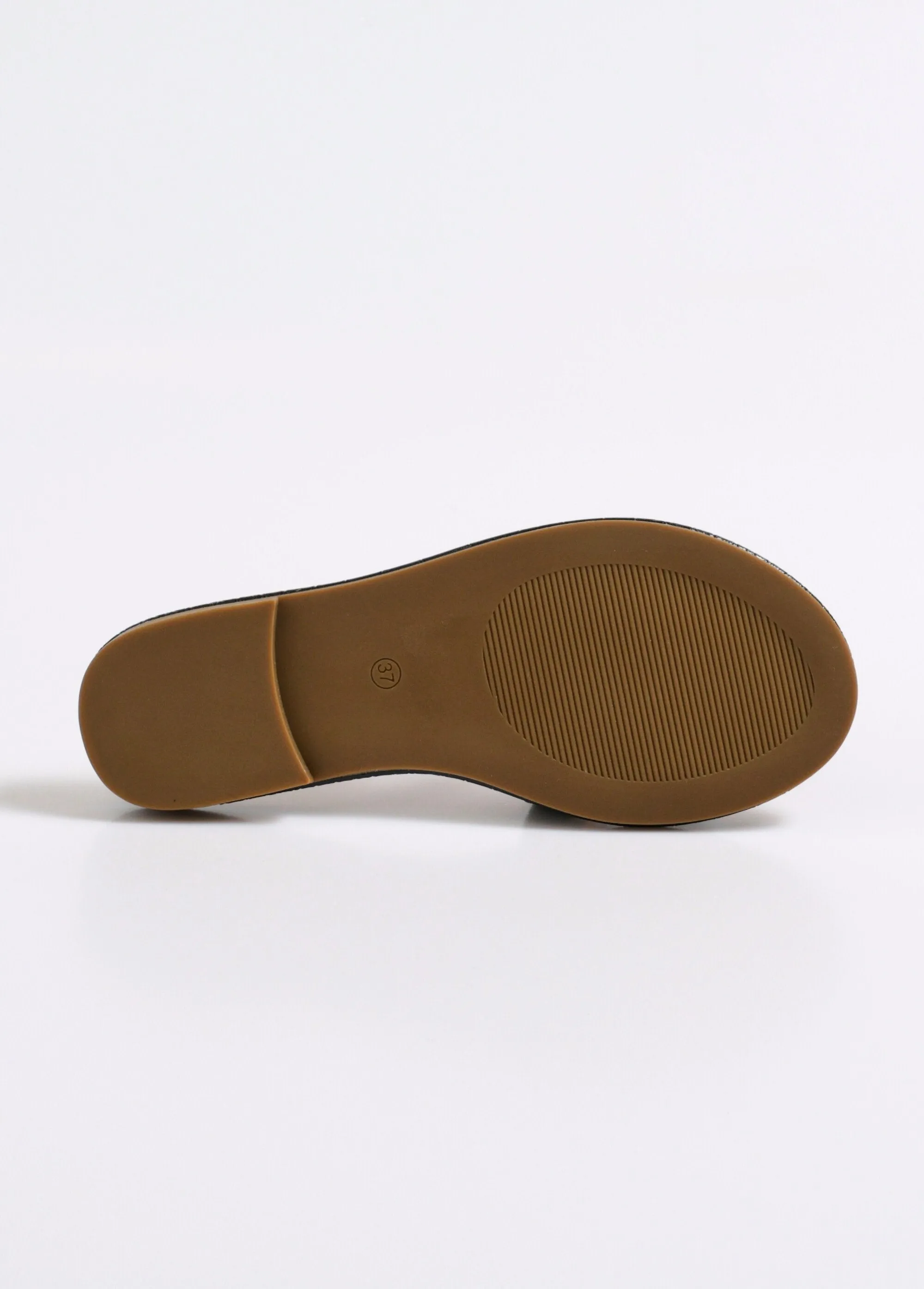 Chic crocodile-style flat mules