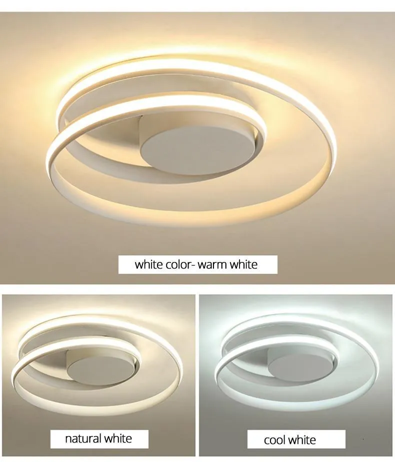 Circular Spiral LED Surface Mounted Ceiling Lights