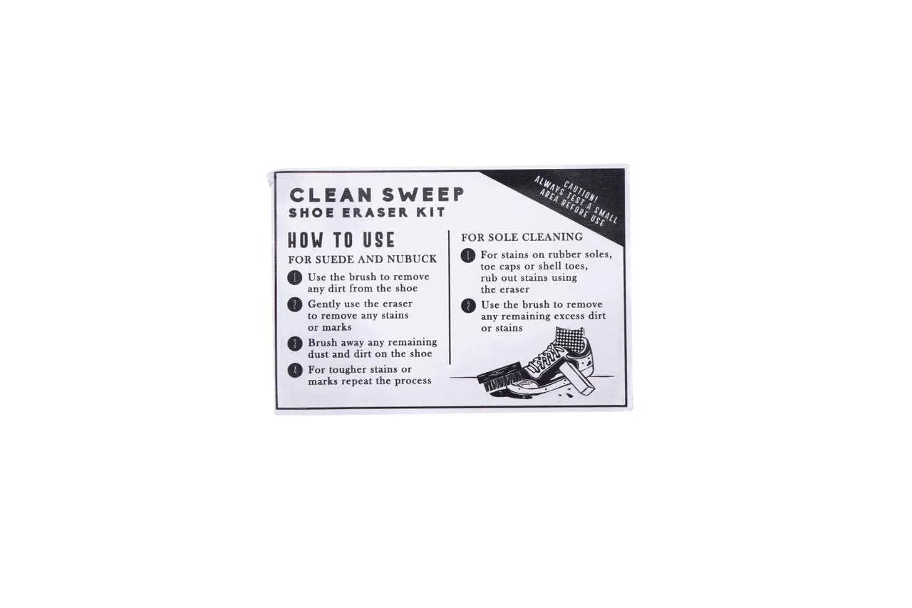Clean Sweep Shoe Eraser Kit