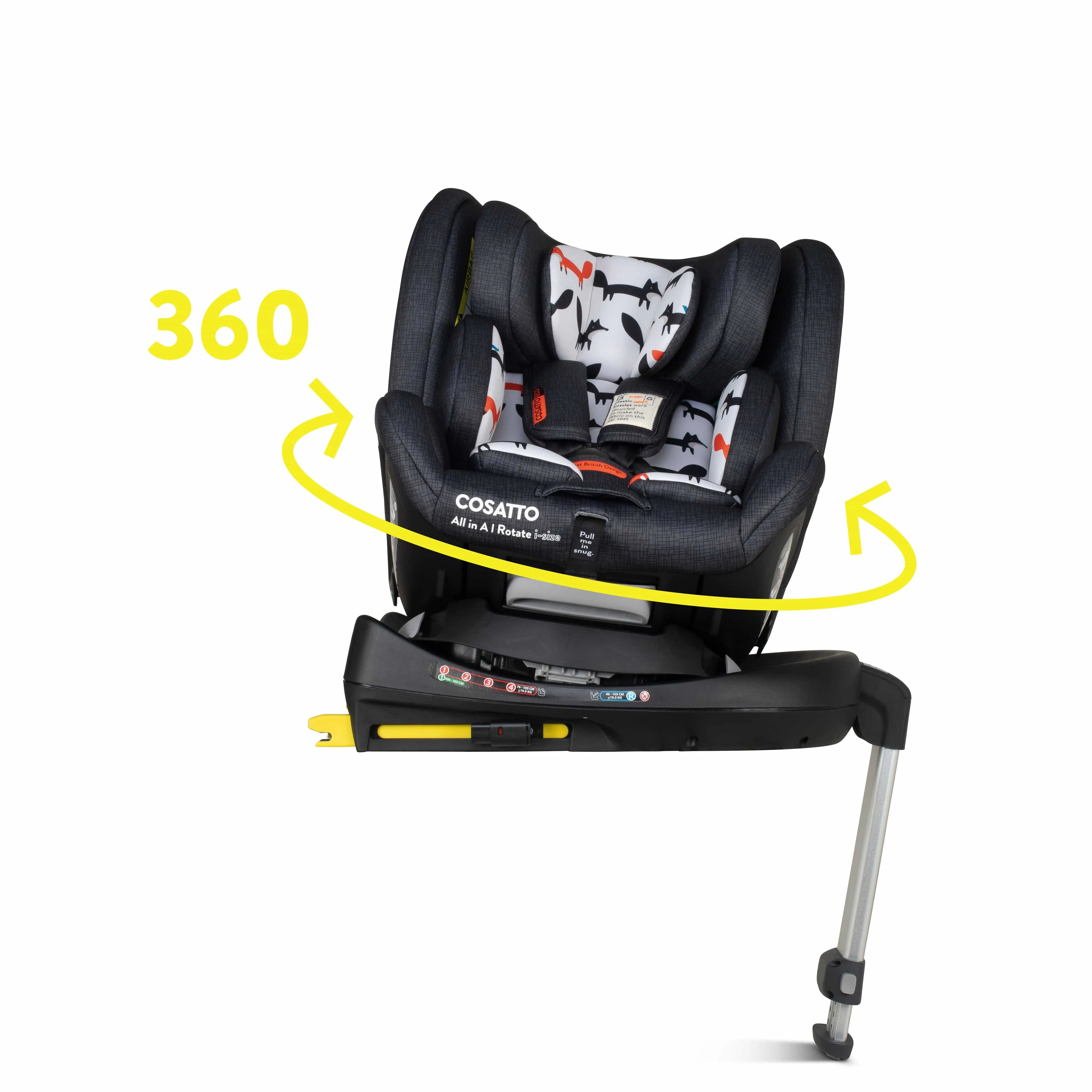 Cosatto All in All Rotate i-Size Car Seat - Mister Fox (Exclusive to UK Baby)