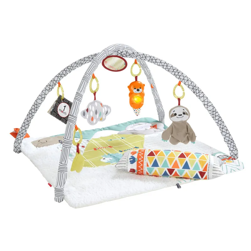 Countryside Clouds | Deluxe & Plush Sensory Baby Play Mat | Baby Gym