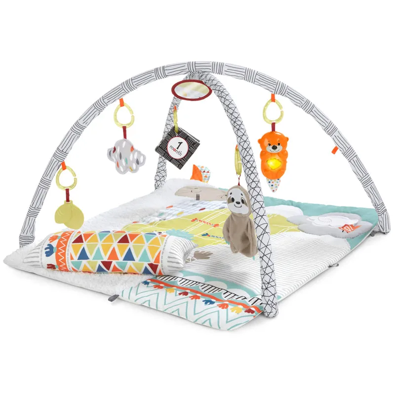 Countryside Clouds | Deluxe & Plush Sensory Baby Play Mat | Baby Gym