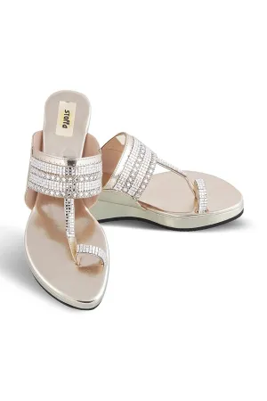 Crystal low K Wedge Light Gold