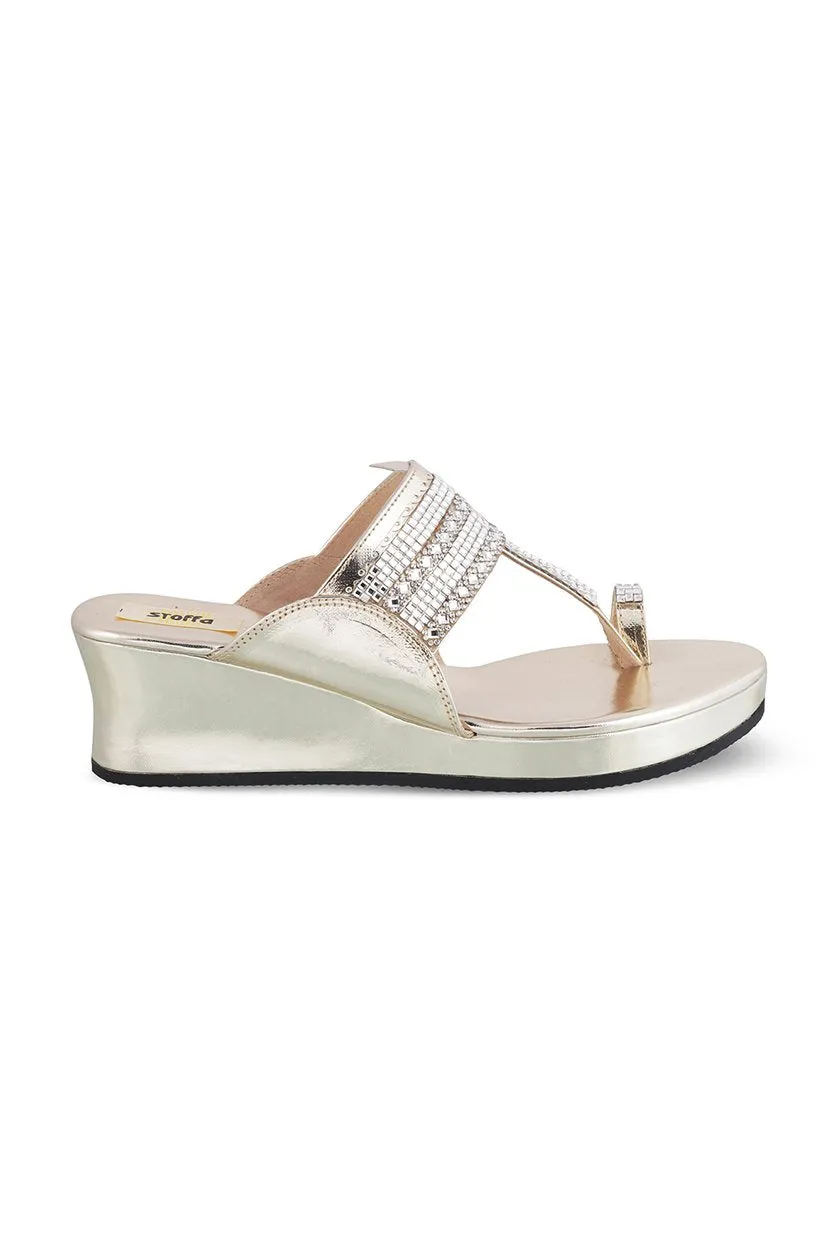 Crystal low K Wedge Light Gold