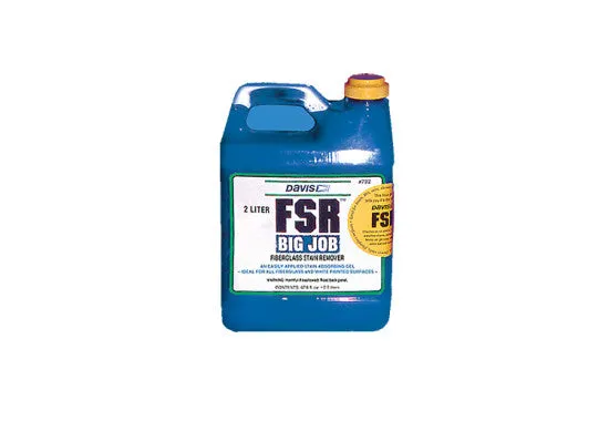 DAVIS FSR Fiberglass Stain Remover (16oz or 2L)