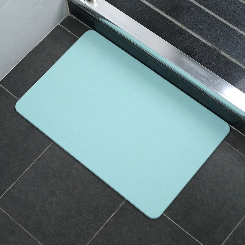 Diatom Mud Absorbent Non-slip Quick-drying Foot Pad Bathroom Floor Mat