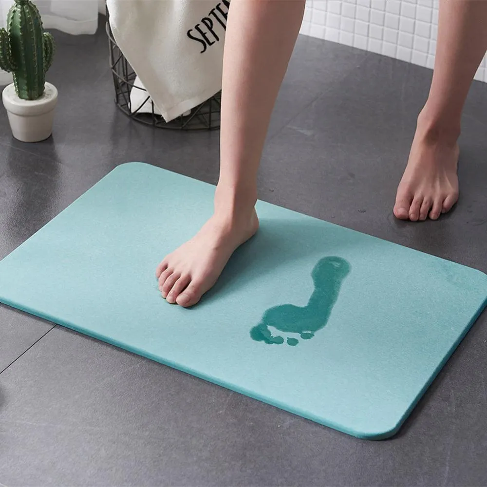 Diatom Mud Absorbent Non-slip Quick-drying Foot Pad Bathroom Floor Mat